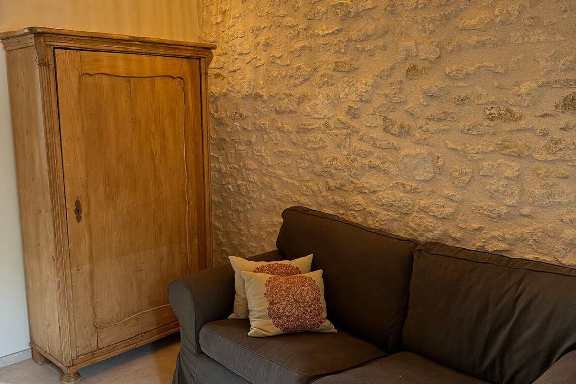 La chambre dite "Cran aux œufs" est une charmante suite de 35m2 en duplex.