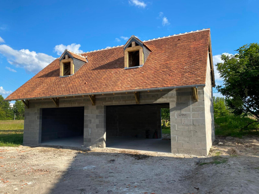 Vue extérieur de l'avancée des travaux de la Pointe de Folliet et de la Pointe Aux Oies.