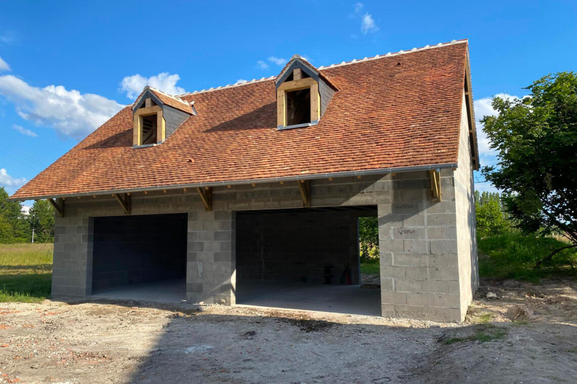 Vue extérieur de l'avancée des travaux de la Pointe de Folliet et de la Pointe Aux Oies.