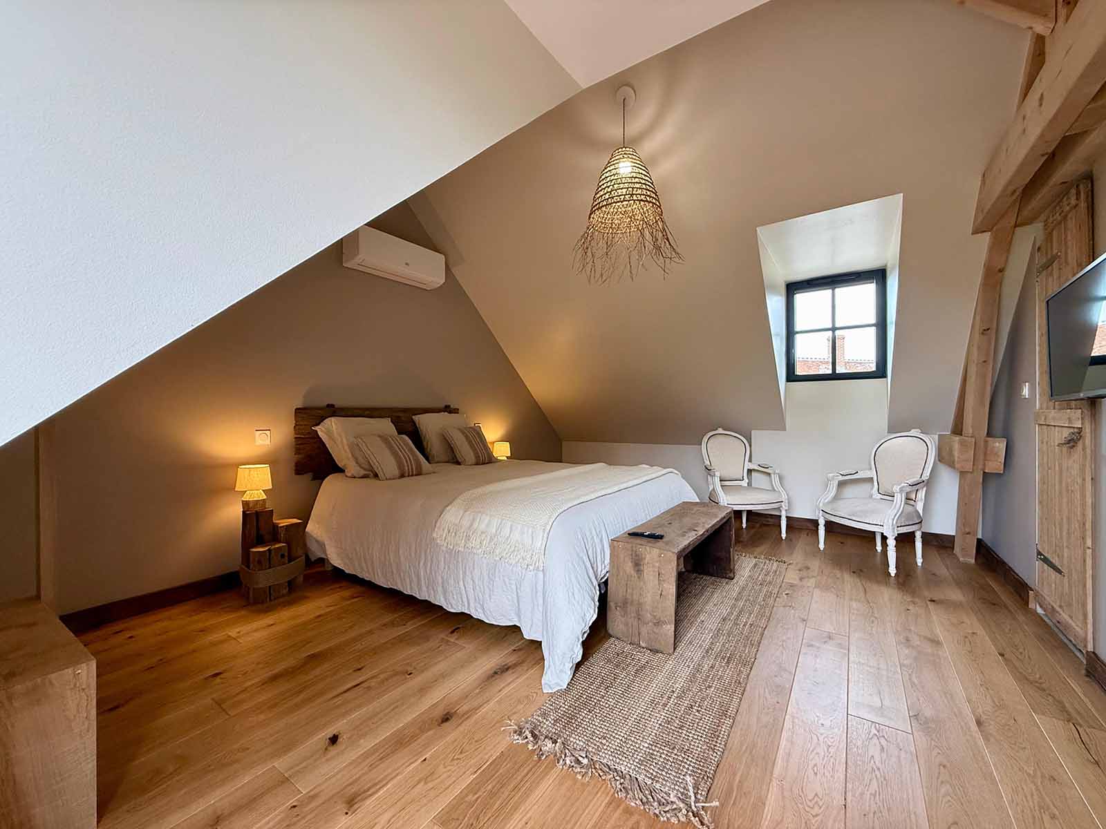 Le confort chic et simple des chambres d'hôtes Au détour des Châteaux.